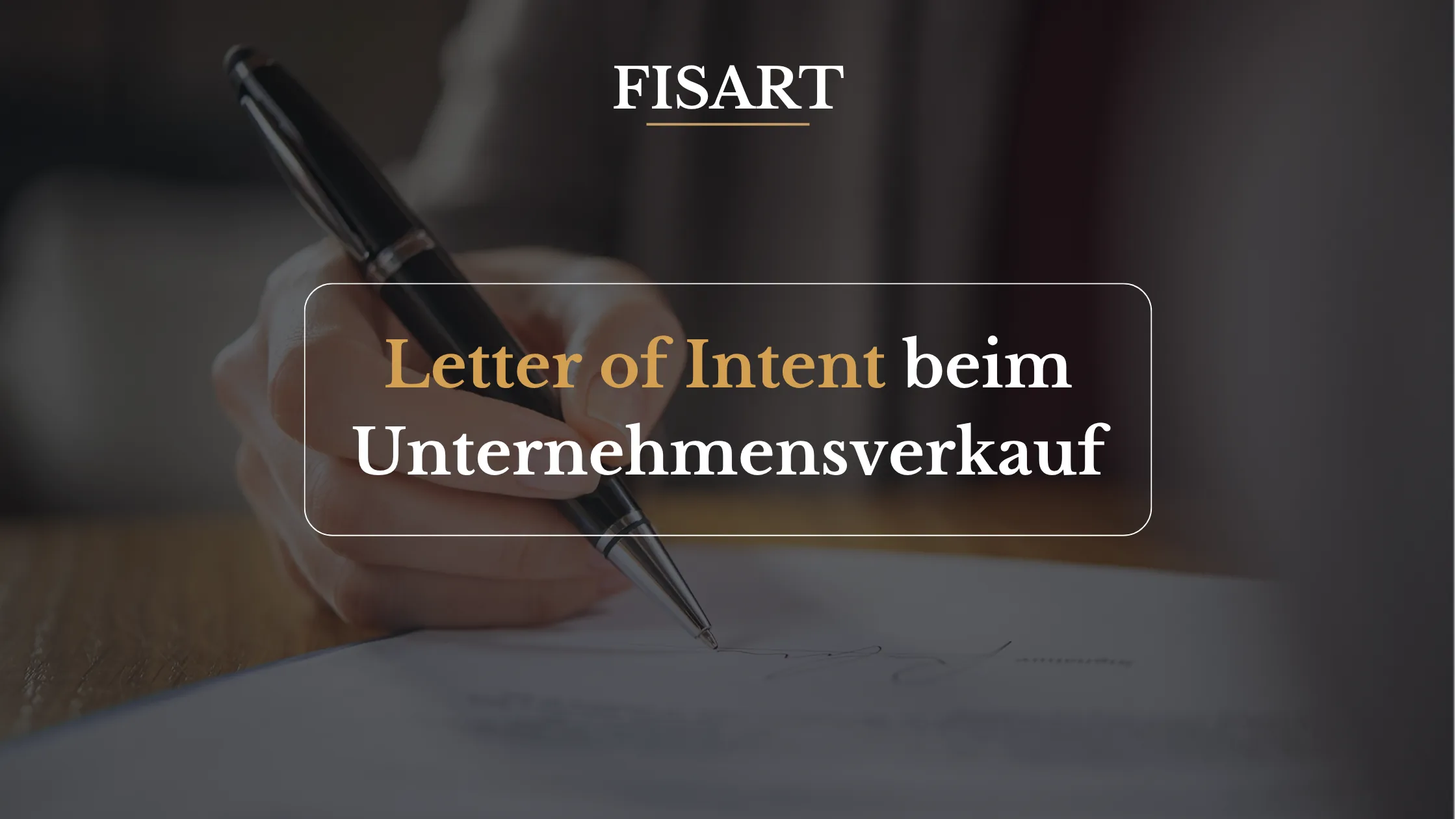 Letter of Intent: was die Absichtserklärung wirklich bindet