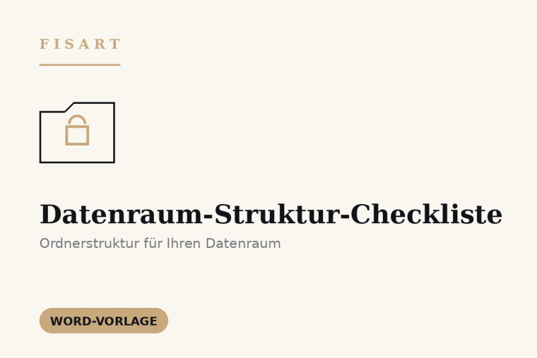 Datenraum-Struktur-Checkliste